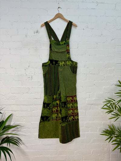 Patchwork Gheri Dungarees