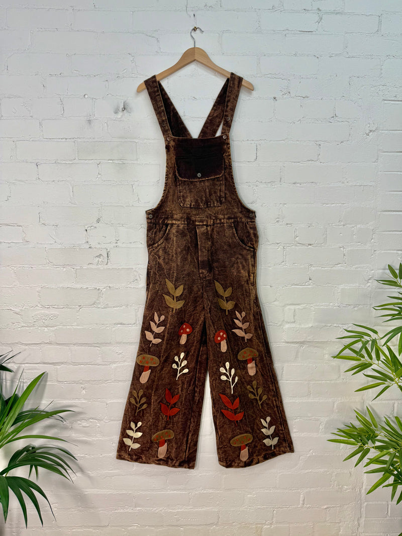 Embroidered Dungarees