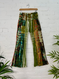 Patchwork Elasticated Trousers