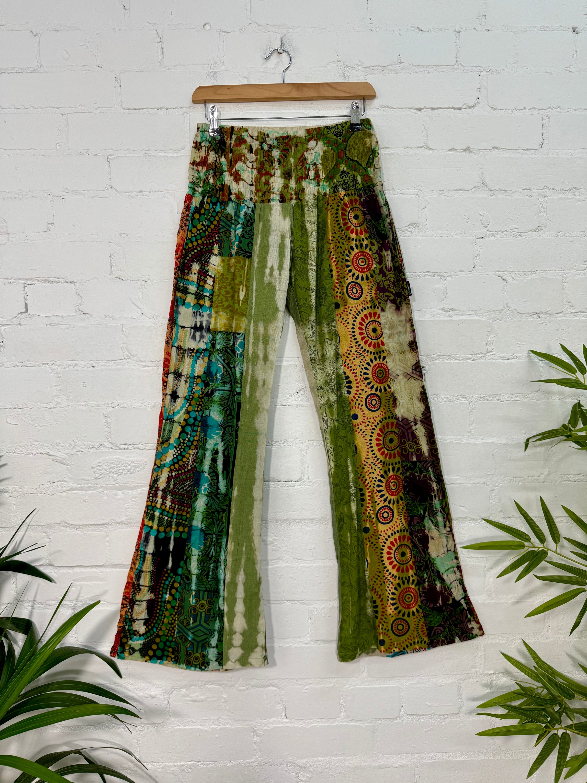 Patchwork Elasticated Trousers