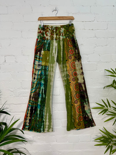 Patchwork Elasticated Trousers