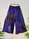 Patchwork Wide Leg Trousers