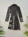 Patchwork Gheri Belted Coat