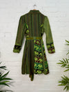 Patchwork Gheri Belted Coat
