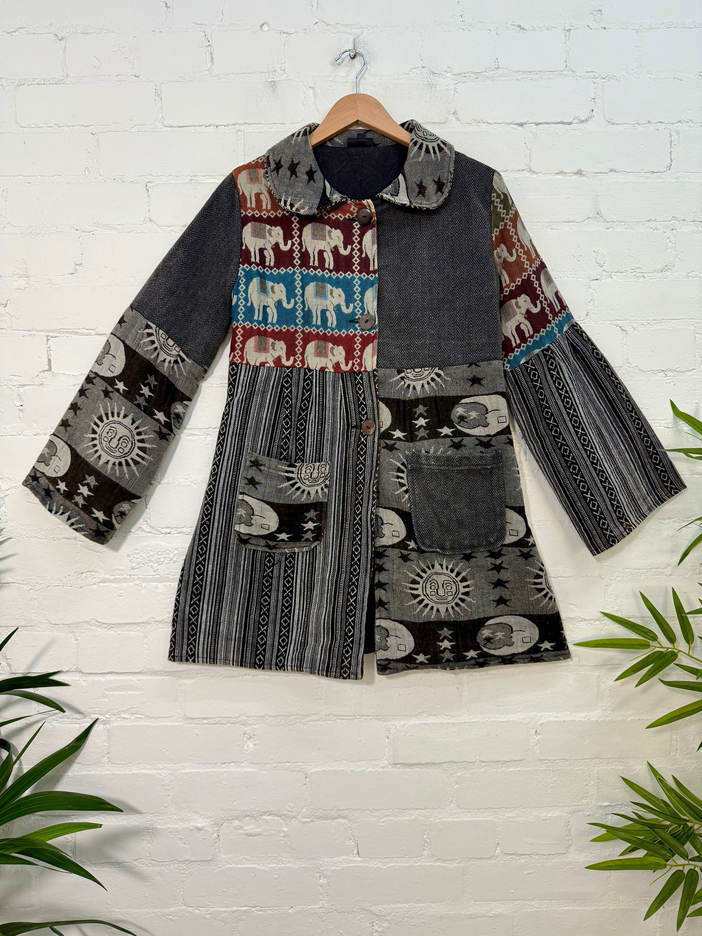 Patchwork Gheri Coat