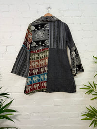 Patchwork Gheri Coat