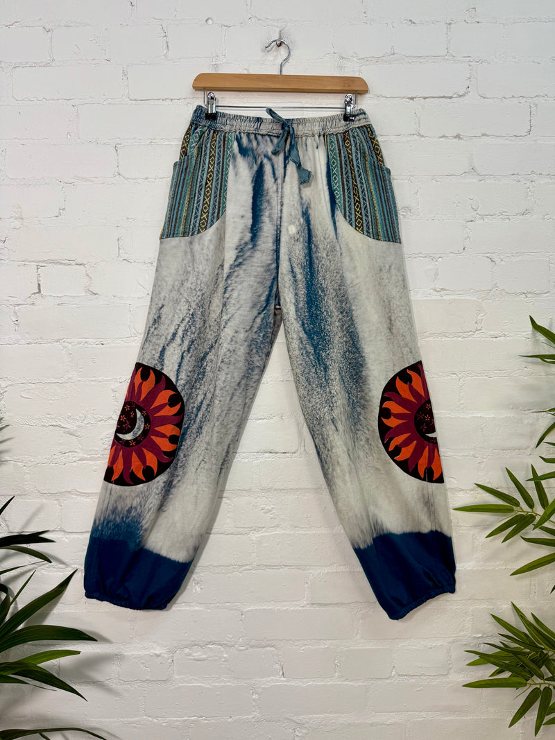 Tie Dye and Gheri Harem Trousers