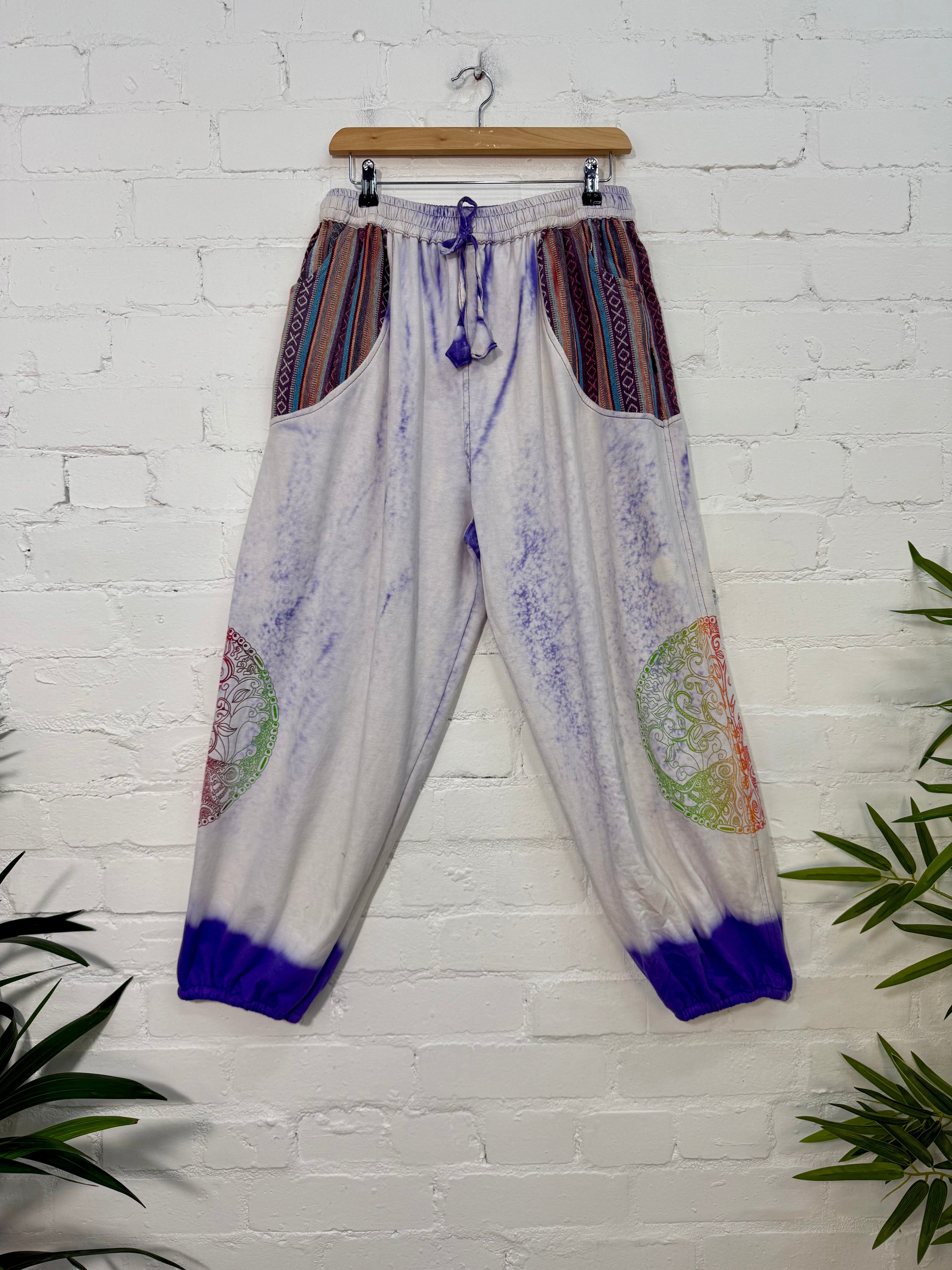Tie Dye and Gheri Harem Trousers