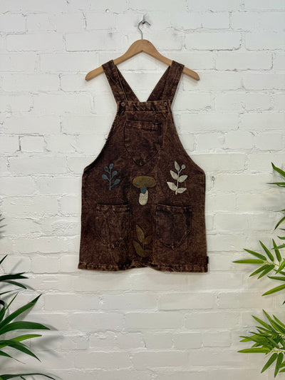 Short Dungaree Dress