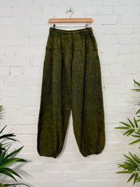 Embroidered Harem Trousers