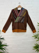 Brushed Gheri and Stonewash Hood Top