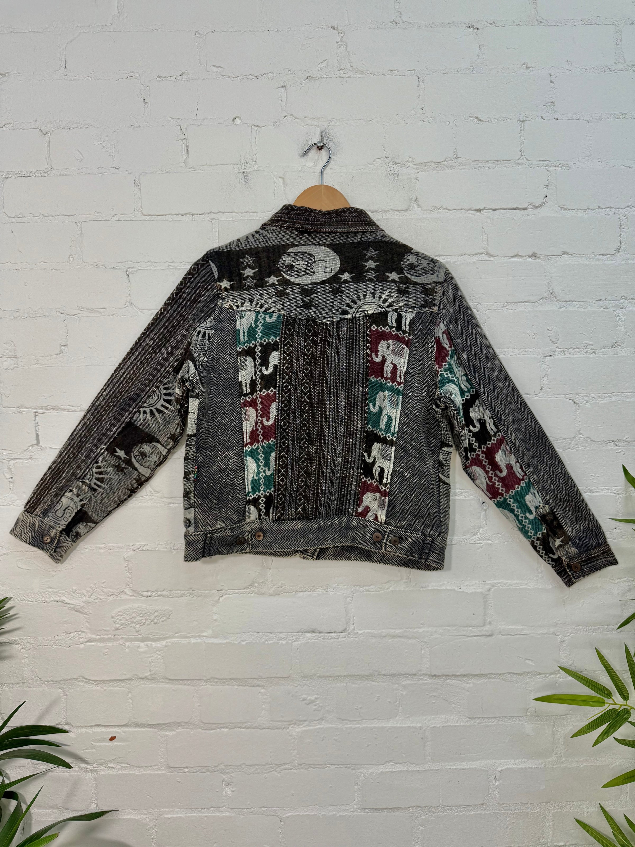 Patchwork Gheri Short Jacket