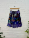 Patchwork Midi Skirt