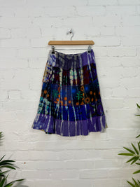 Patchwork Midi Skirt