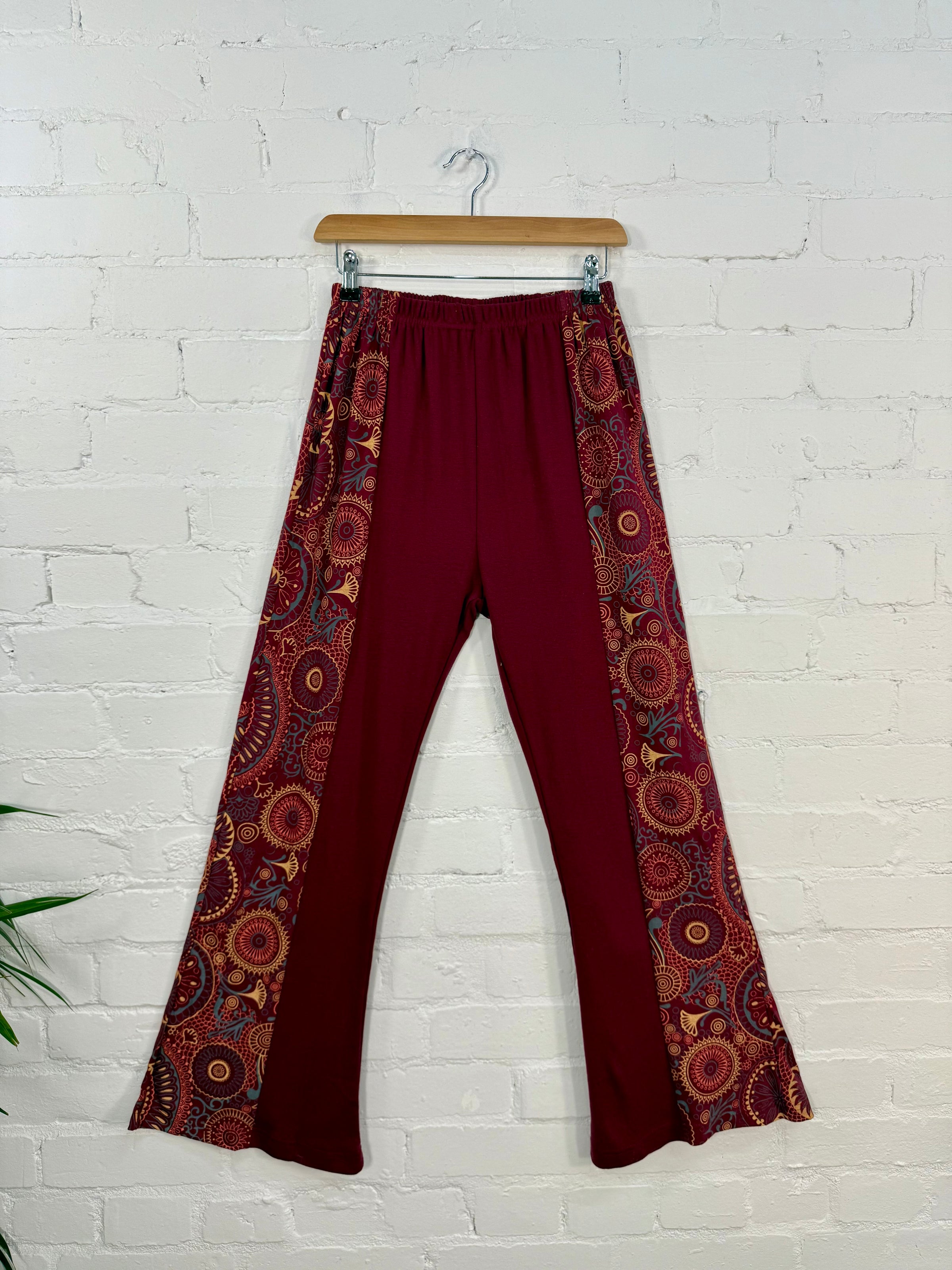 Screen Print Flared Trousers