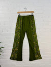 Screen Print Flared Trousers