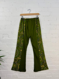 Screen Print Flared Trousers