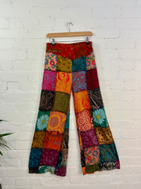 Patch Wide Leg Trousers