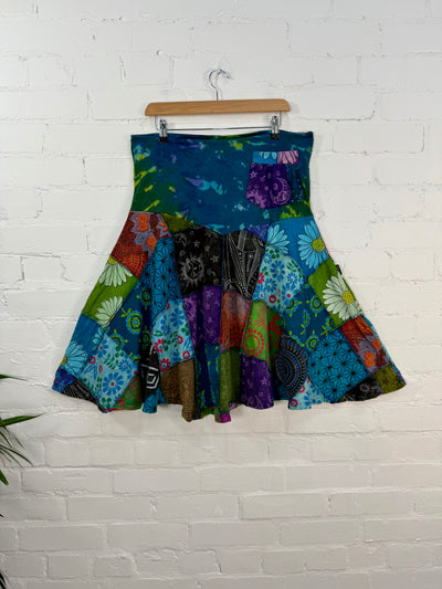 Patch Midi Skirt