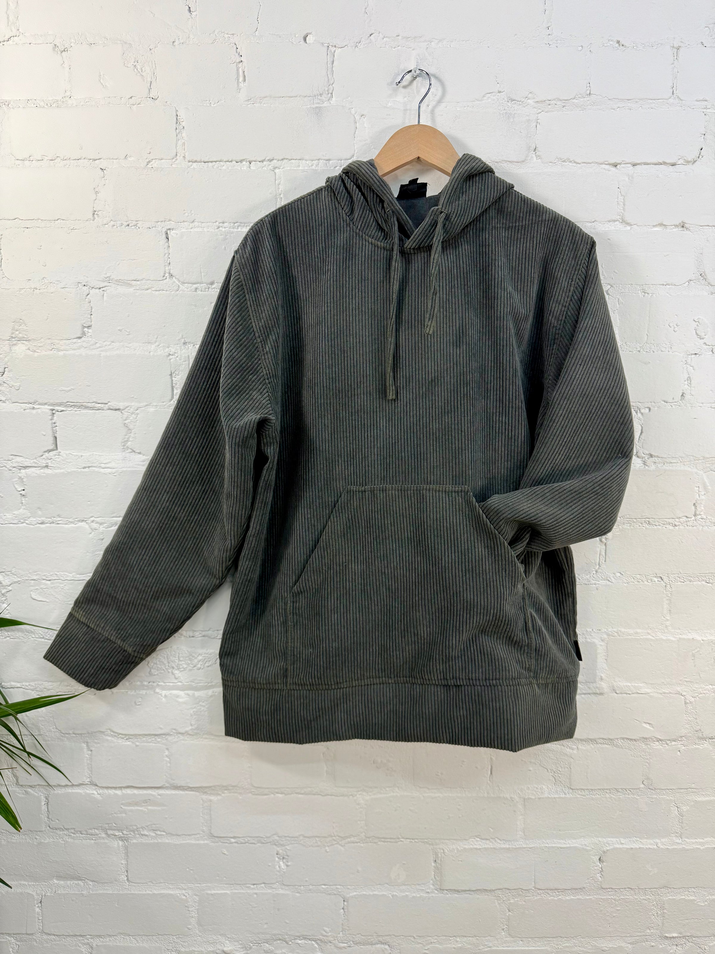 Lined Cord Hoodie