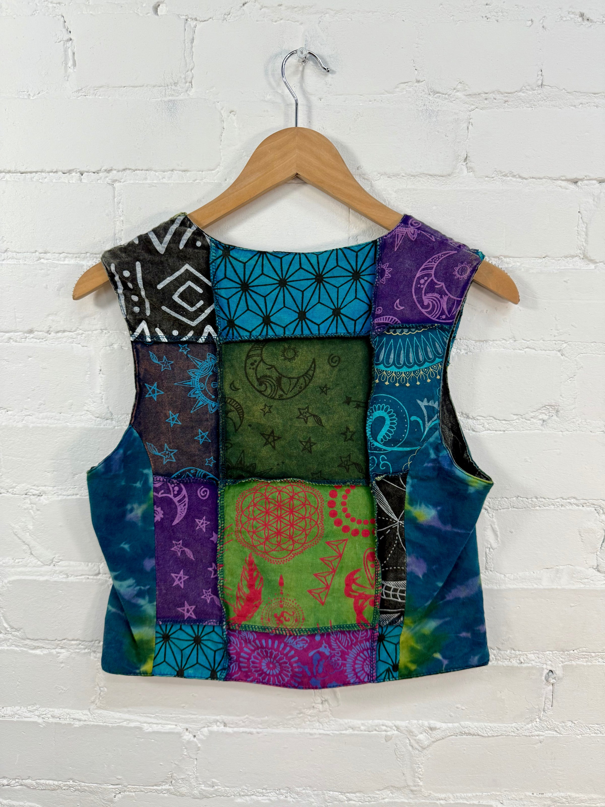 Patch Buttoned Waist Coat