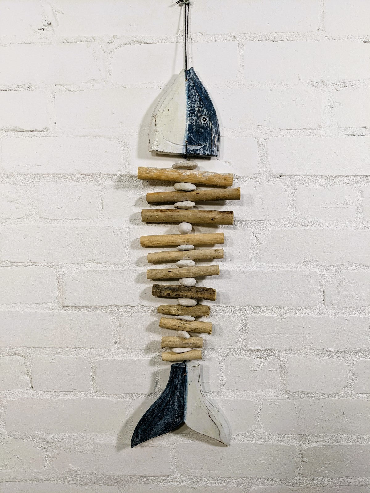 Hanging Driftwood Fish Skeleton