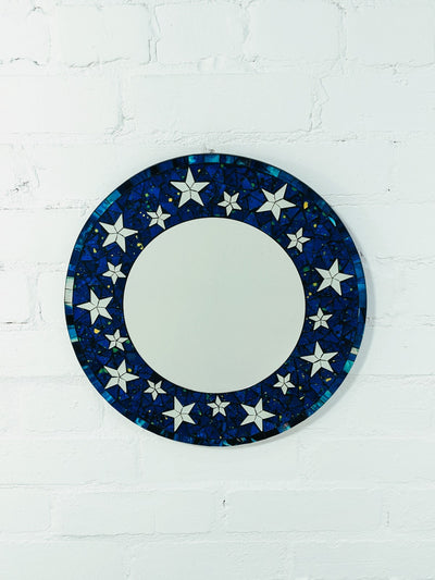 Round Starry Mosaic Mirror