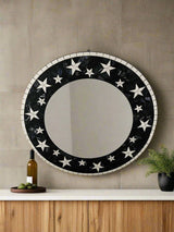 Round Starry Mosaic Mirror