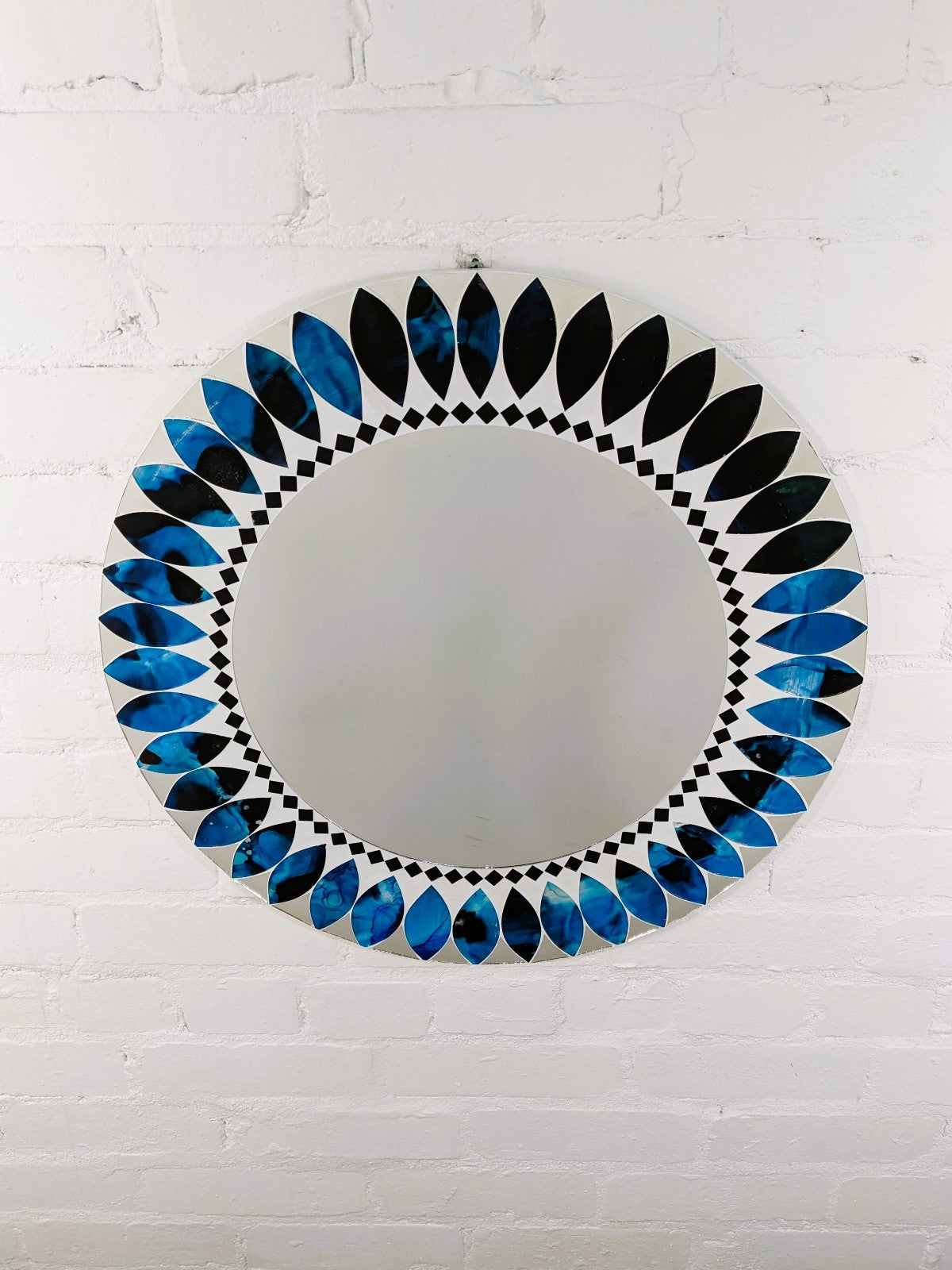 Round Mosaic Mirror