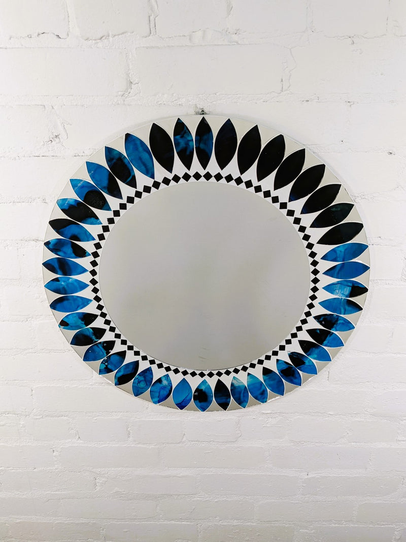 Round Mosaic Mirror