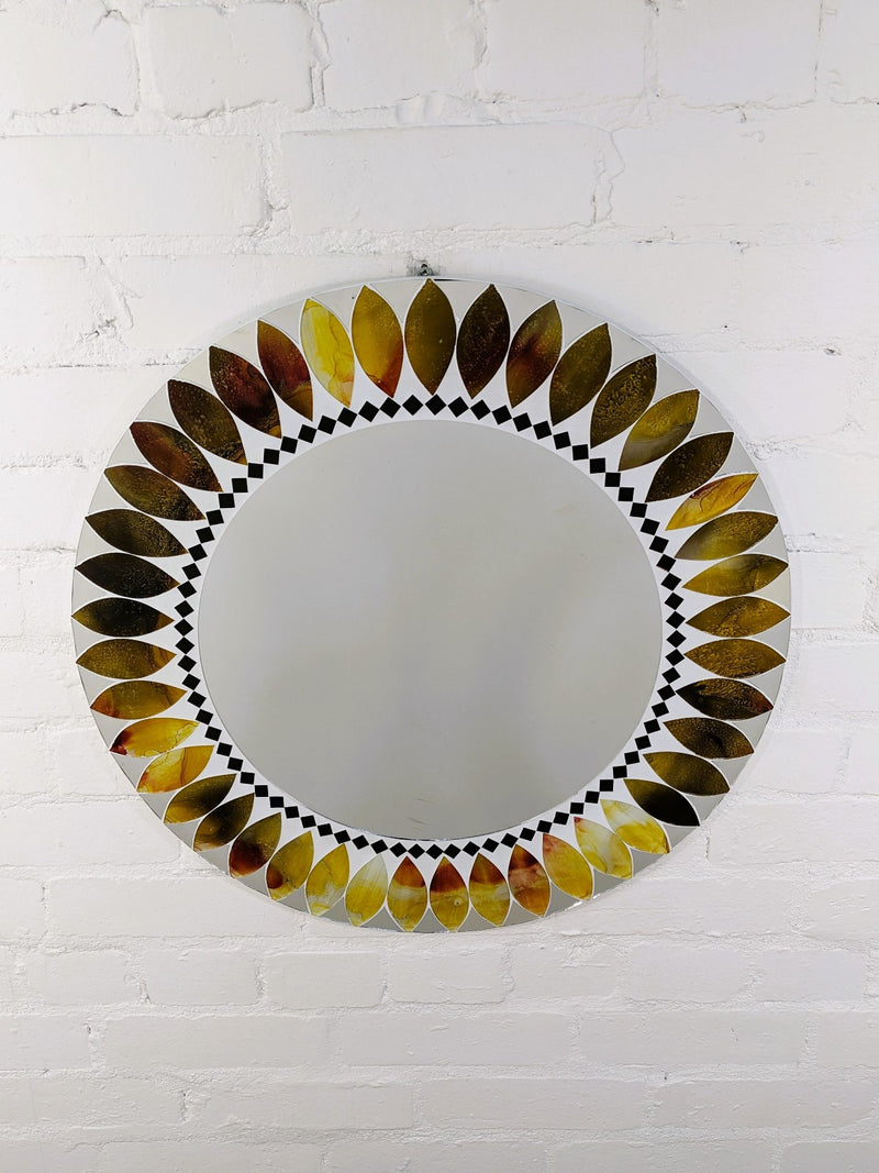 Round Mosaic Mirror