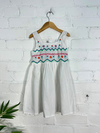 Kids White Dress