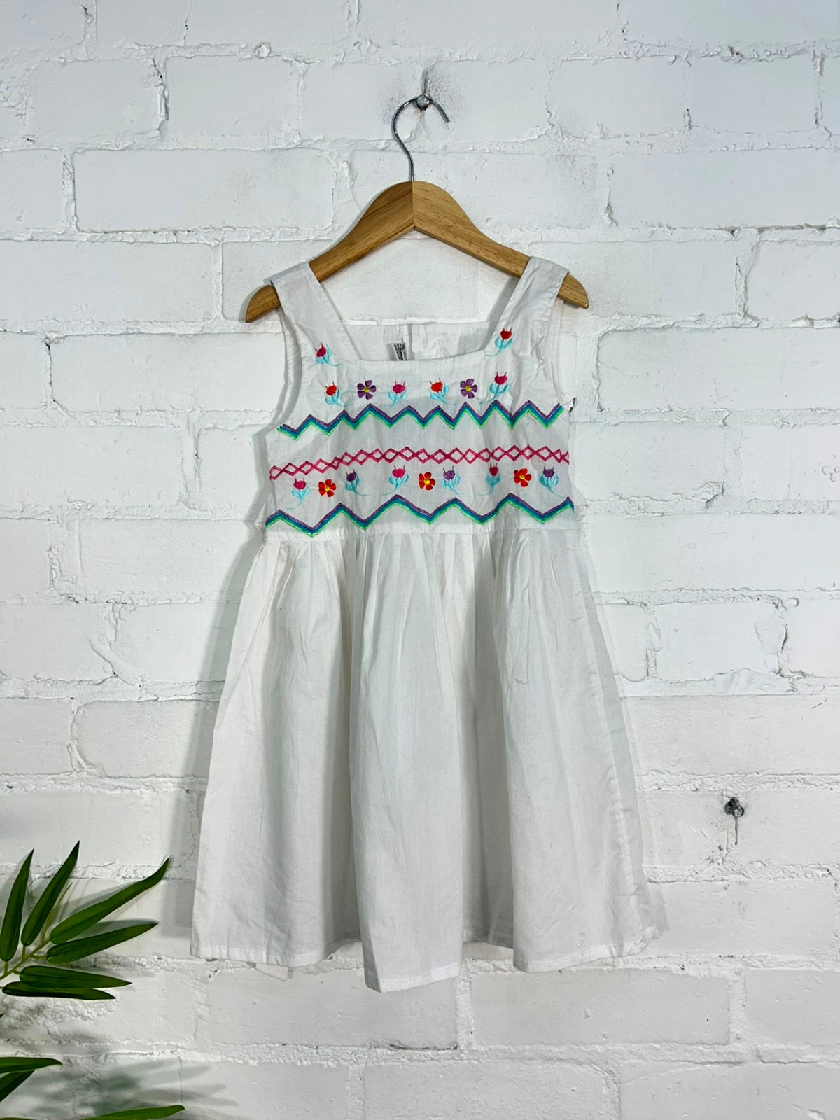 Kids White Dress