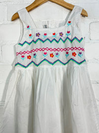 Kids White Dress