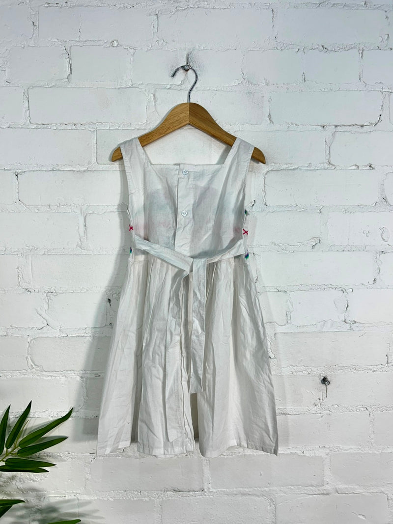 Kids White Dress