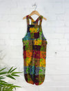 Kids Mushroom Print Dungarees