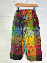 Kids Multi Mushroom Print Trousers