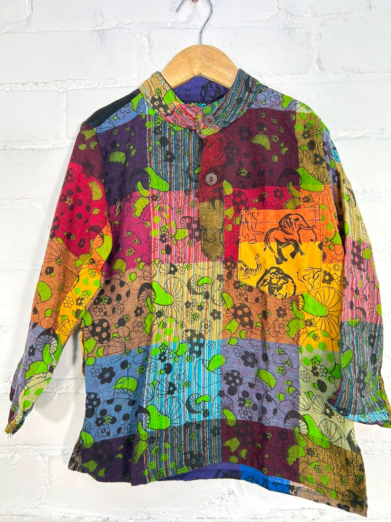 Kids Multi Mushroom Shirt
