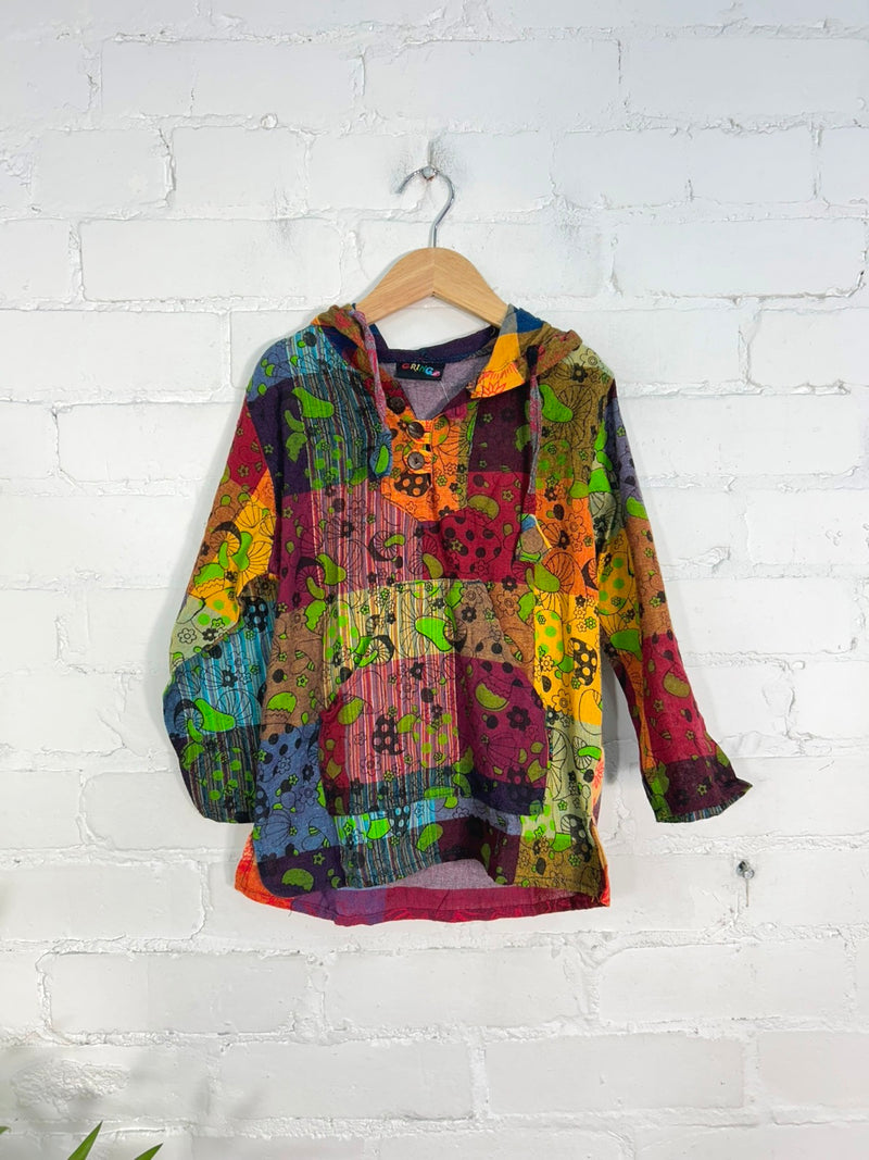 Kids Multi Mushroom Hoodie