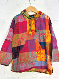 Kids Multi Sun Print Hoodie