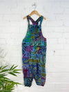 Kids Patchwork Dungarees