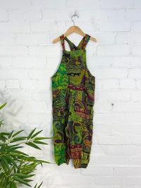 Kids Patchwork Dungarees