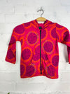Kids Sunflower Print Zip Hoodie