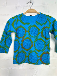 Kids Sunflower Print Long Sleeve Top