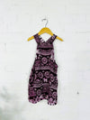 Elephant Print Dungaree Dress