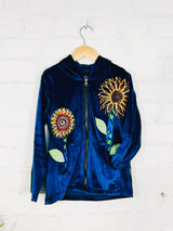 Kids Long Sleeve Zip Top