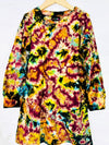 Tie Die Long Sleeve Dress