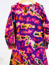 Tie Die Long Sleeve Dress