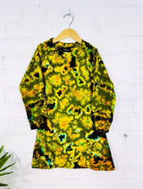 Kids Tie Die Long Sleeve Dress
