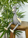 Grey Chicken Shelf Sitter